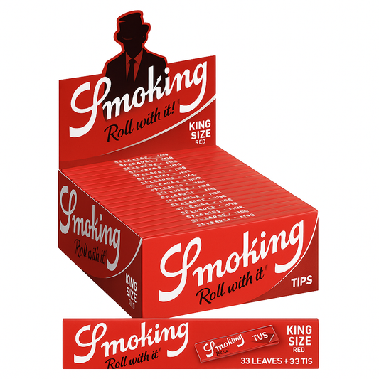Smoking King Size Red+Tips